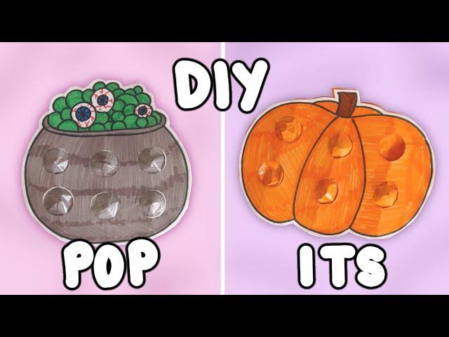 DIY PAPER POP ITS | ONLY Paper & Tape! HALLOWEEN THEME