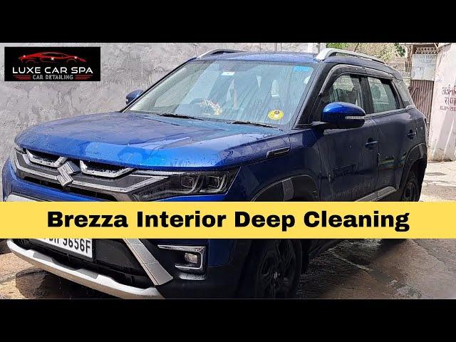 Suzuki Brezza Interior Cleaning Done || Wait for the result