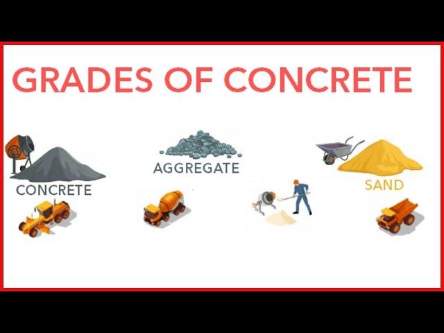 Grades of Concrete and their uses in the construction industry.