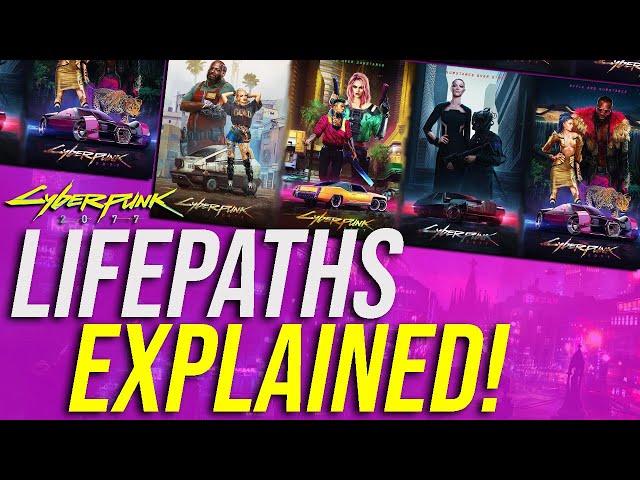 Cyberpunk 2077 Life Paths Explained! (Street Kid, Corporate & Nomad!)