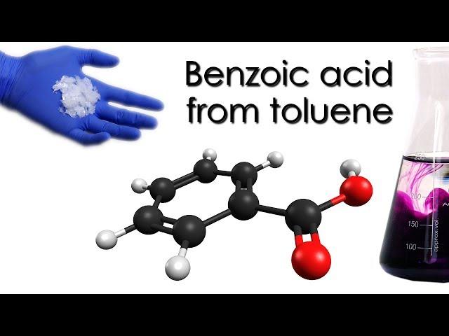 Synthesis of benzoic acid from toluene. The permanganate method in depth ️