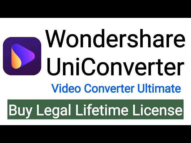 how to buy Lifetime license of Wondershare UniConverter | Amir Tech Info