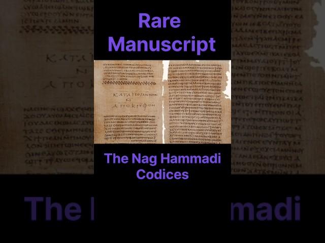 Learn about The Nag Hammadi Codices #shortvideo #shorts