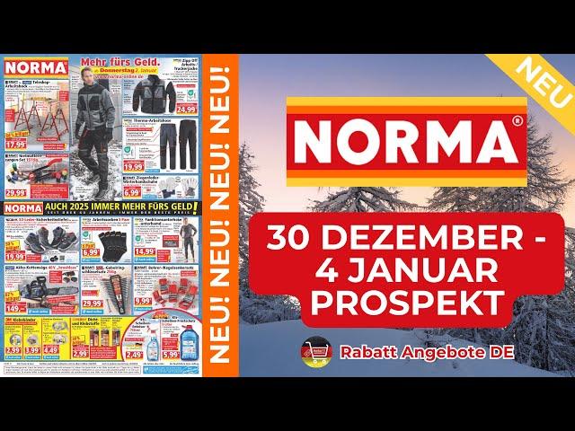 NORMA Prospekte der Woche - Rabatt Angebote DE | 30 Dezember - 4 Januar Prospekt