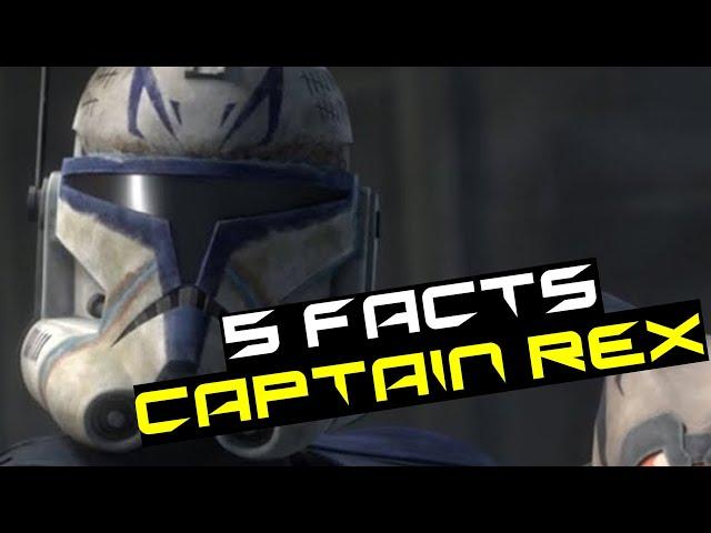 Captain Rex Lore. 5 quick Star Wars Facts. #shorts