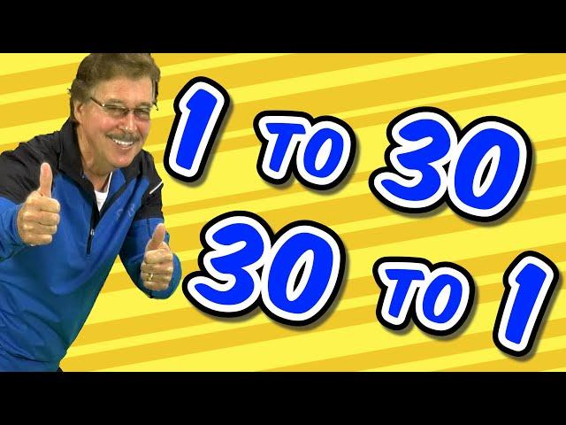 1 to 30 and 30 to 1 | Jack Hartmann Count to 30 | Counting Song