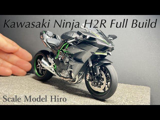 [ Full ] 1/12 KAWASAKI Ninja H2R + Up-Parts(plastic model build) [Tamiya]