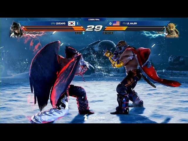 EVO 2018 - Tekken 7 UYU Qudans vs ITS Lil Majin - Losers Final