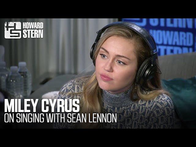 Miley Cyrus on Singing “Happy Xmas (War Is Over)” with Sean Lennon (2018)