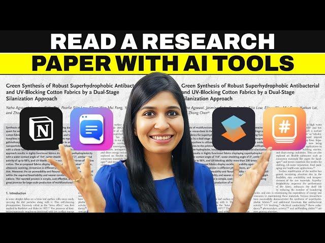 Read research papers with AI tools faster and more effectively! 