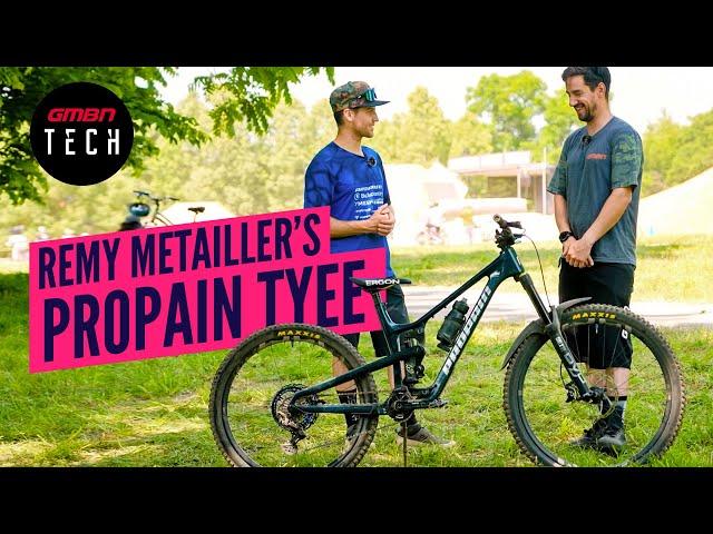 Remy Metailler’s Propain Tyee | GMBN Tech Pro Bike Check