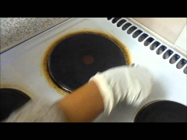 How to clean your electric stove...wmv