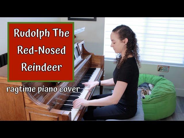 Rudolph The Red-Nosed Reindeer - ragtime piano cover