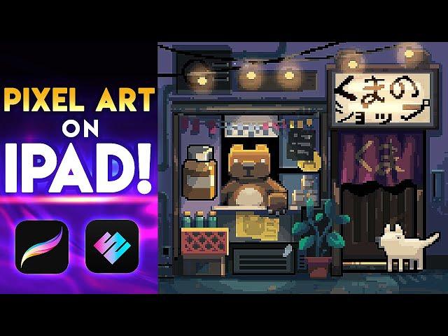 Pixelart on iPad [COMPLETE PROCREATE TUTORIAL] (+Pixaki)