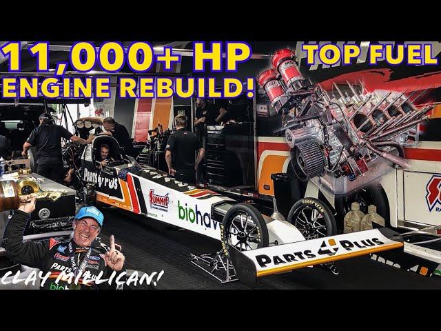 CRAZY TOP FUEL FACTS WITH CLAY MILLICAN! 0-300 MPH in 3 SECONDS! #StompOnThatLoudPedal