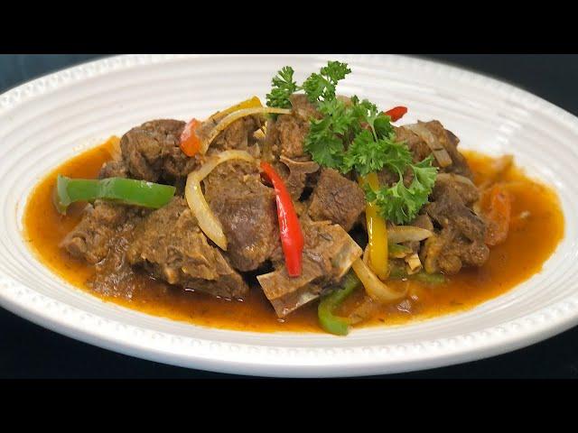 How to make Haitian style stew goat ( Sos vyann kabrit)