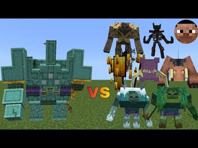 Ancient of Prismarine vs New Mutant More | Minecraft Java | Mob Battle