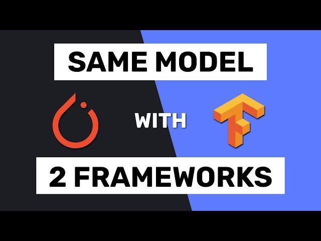 I built the same model with TensorFlow and PyTorch | Which Framework is better?