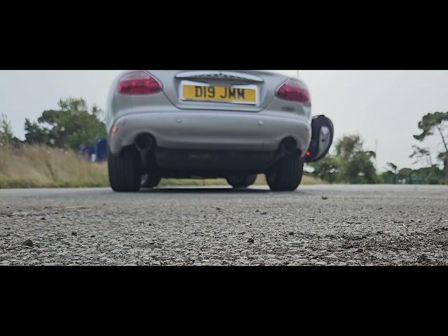 Xk8 4.2 DrWoo tuning exhaust settled in.