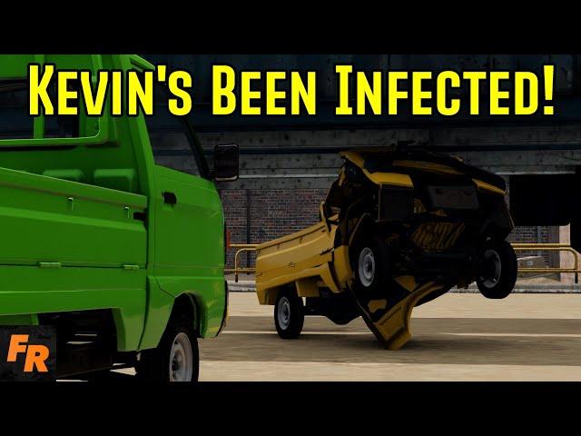 Kevin's Been Infected And Other Silliness On BeamNG Drive.