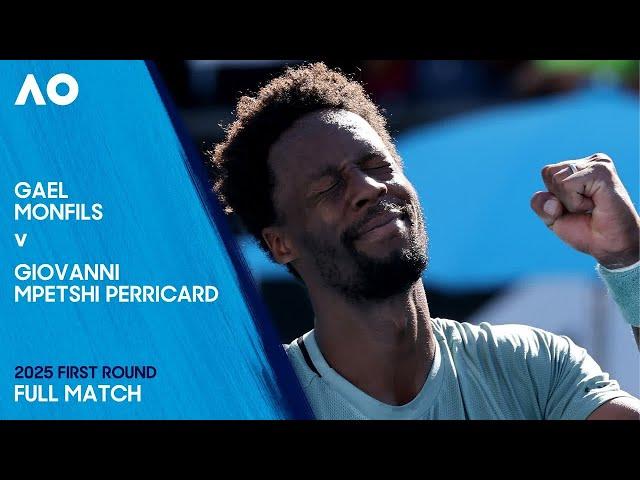 Gael Monfils v Giovanni Mpetshi Perricard Full Match | Australian Open 2025 First Round