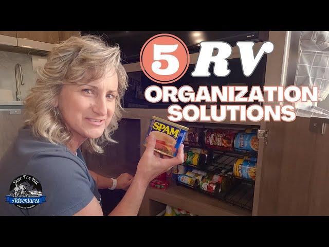 5 NEW RV Storage Ideas // GRAND DESIGN IMAGINE RV // MAXIMIZING & DECLUTTERING YOUR SMALL SPACES