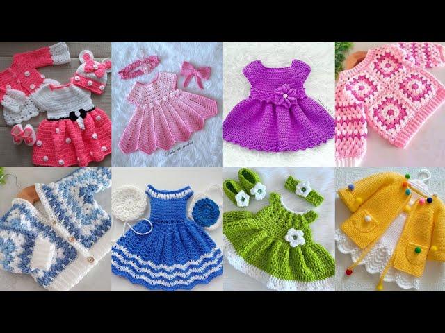 Latest Crochet Frocks For Baby Girl Ideas New Design 2024/Baby Frocks