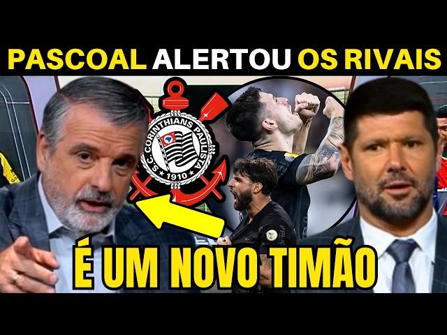 PASCOAL SE RENDEU DE VEZ AO TIMÃO "ESSE É UM NOVO CORINTHIANS".