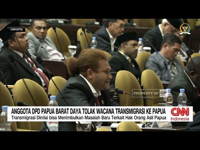 Anggota DPD Papua Barat Daya Tolak Wacana Transmigrasi Ke Papua