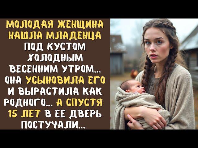 Женщина нашла младенца под кустом холодным мартовским утром и решила усыновить его... а через 15 лет
