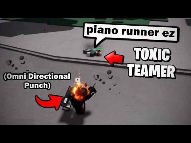 Destroying 20,000 KILLS Teamers, then playing PIANO on them in The Strongest Battleground