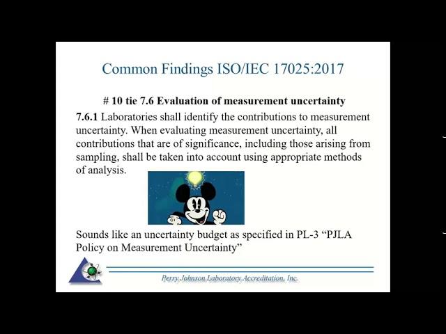 ISO/IEC 17025:2017 - Common Findings in Assessments