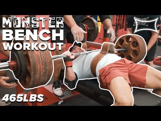 MONSTER BENCH WORKOUT | Mark Bell Sets New PR