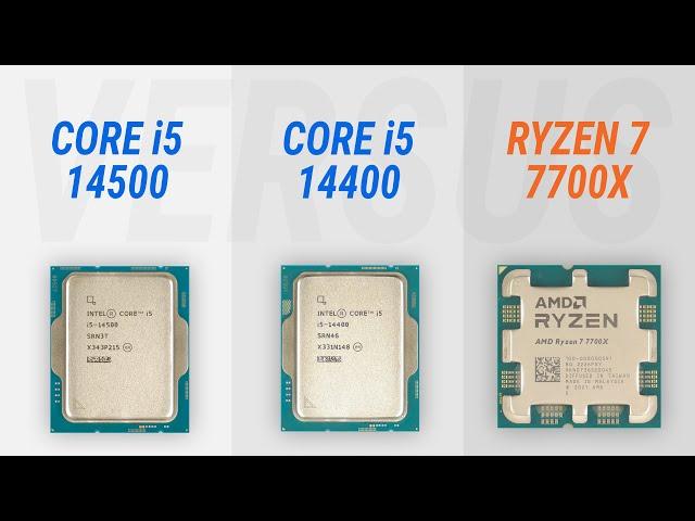 Core i5-14500 vs Core i5-14400 vs Ryzen 7 7700X w/ RTX 4090: Test in 7 games