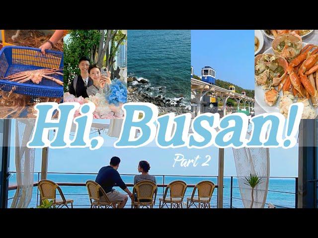 「ENG SUB」Busan Vlog 2｜Day 6｜️Café hopping｜What? This is not KRW | ️Crab in Gijang｜ MUST Haeundae