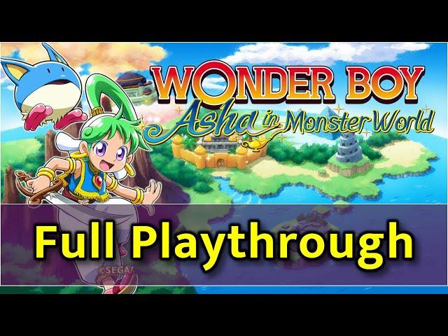 Wonder Boy: Asha in Monster World - Full Game Playthrough