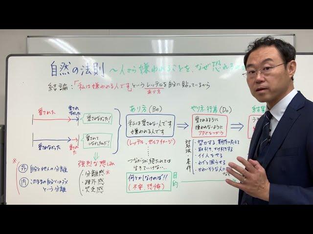 人から嫌われる不安、見放される恐怖はどうすればなくなる？〜自然の法則