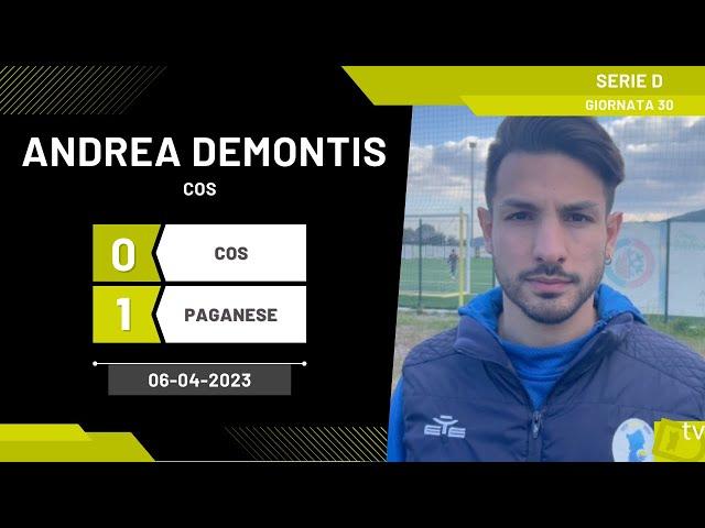 Andrea Demontis centrocampista COS Sarrabus Ogliastra 06-04-2023 - Diario Sportivo