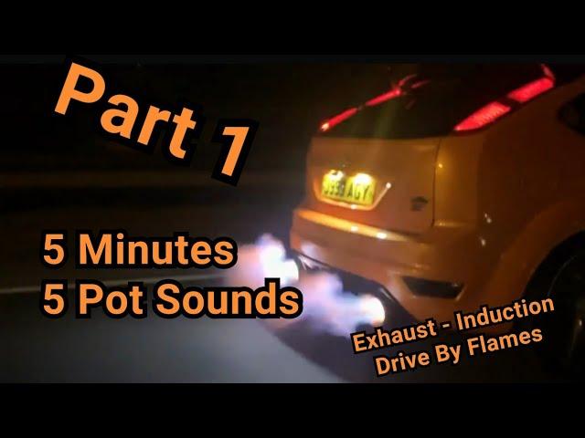 5 Minutes Of 5 Pot Sounds Complanation Ford Focus ST Mk2 Mondeo Mk4 2.5t