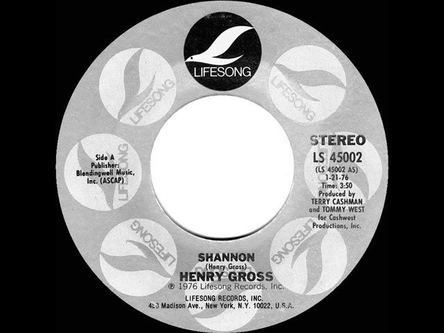 1976 HITS ARCHIVE: Shannon - Henry Gross (stereo 45)