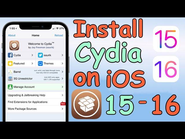 [NEW] How to Install Cydia on iOS 15/16 | Fix All Errors 2024