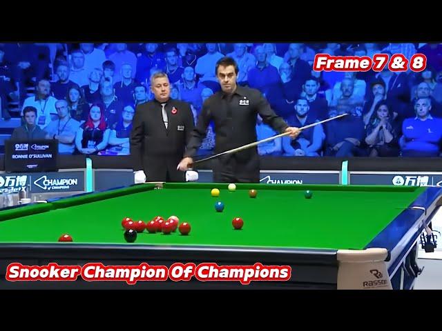 Snooker Champion Of Champions Ronnie O’Sullivan VS Kyren Wilson ( Frame 7 & 8 )