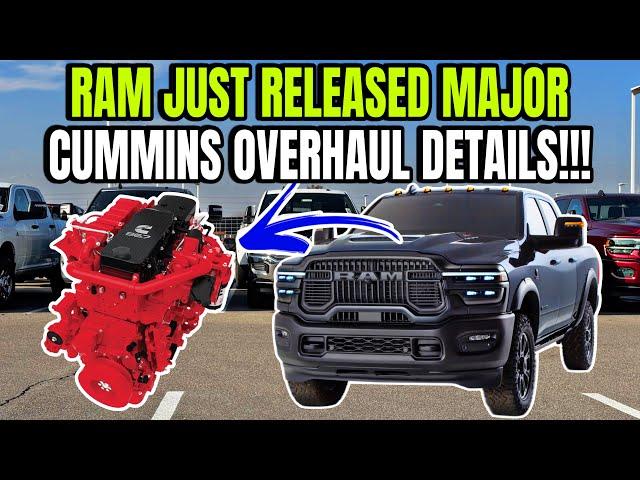 RAM Releases Major Powertrain Overhaul Updates For The 2025 Cummins! Will It Be The Best One Yet?