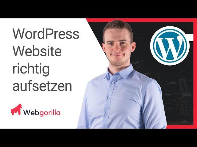 Eine Website mit WordPress aufsetzen