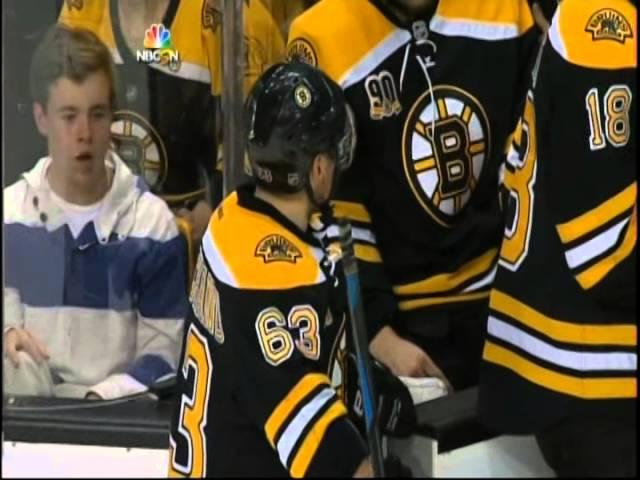 Brad Marchand snows Carey Price - Penalty on the play