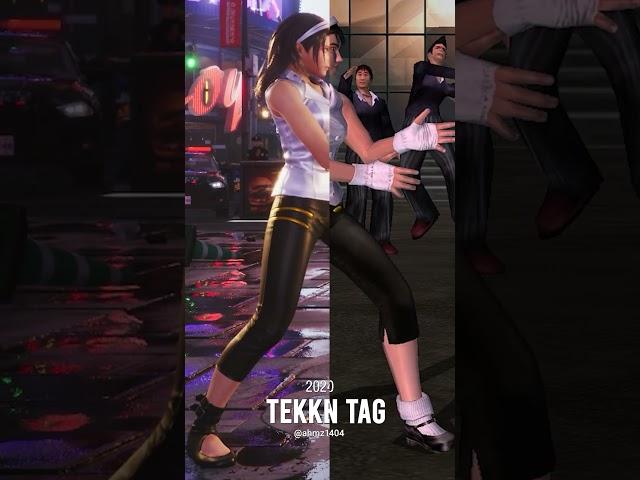 Jun Kazama Classic Outfit Tekken 2 to Tekken 8 Comparison