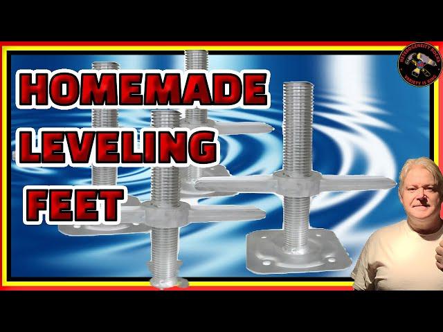 How to Make Scaffolding Leveling Feet | DIY Metaltech Scaffold Hack