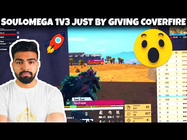 SOULOMEGA OP 1V3 JUST BY GIVING COVERFIRE | SOUL OP PERFORMANCE | SOULPANDA