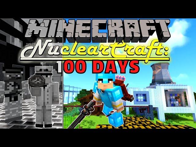 I Survived 100 Days Building a NUCLEAR BOMB - NUCLEARCRAFT OVERHAUL in Minecraft Hardcore