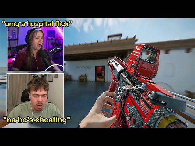 Impressing Twitch Streamers with My Aim in Siege X